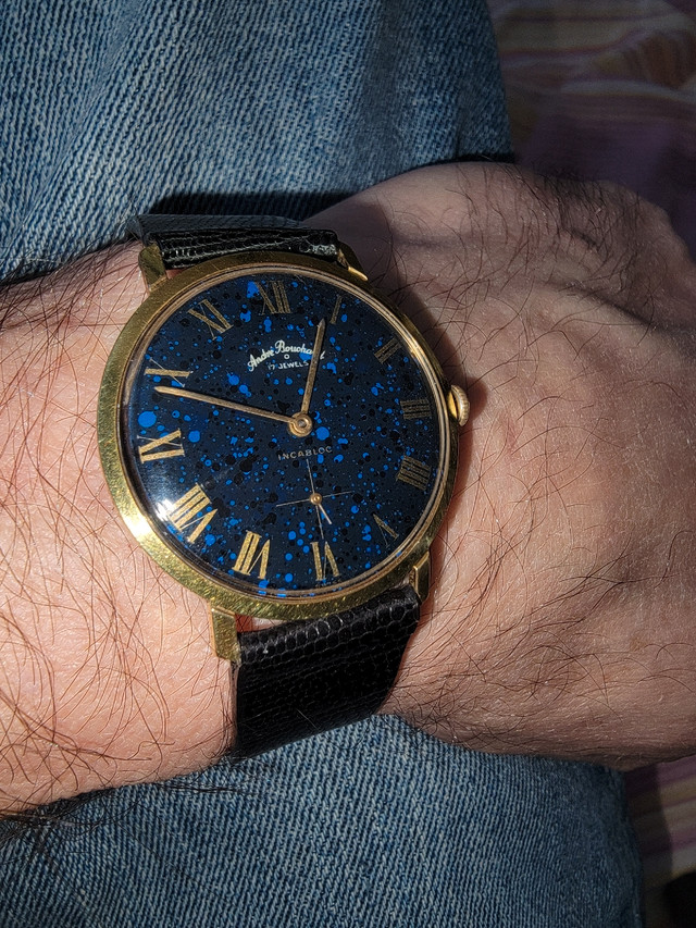 Andre bouchard watch 17 jewels sale