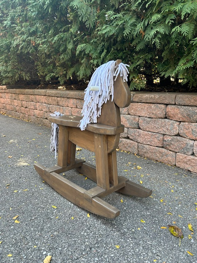 Welcome to The Rocking Mountain Horse A symbol of childhood, the rocking horse. This adorable rockin...