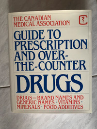 Hardcover book- Guide to prescription and over the counter drugs