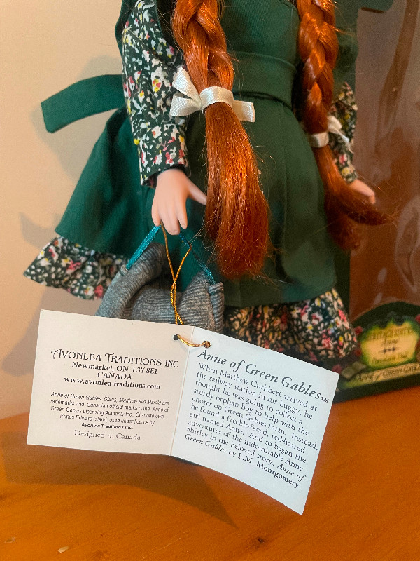 Anne of Green Cable Porcelain Doll NEW in Arts & Collectibles in Oakville / Halton Region - Image 2