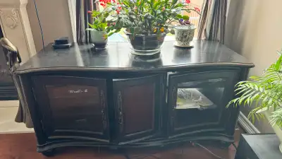 Solid Wood Entertainment Unit, View more