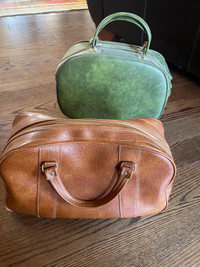 2 Vintage Carry-on bags