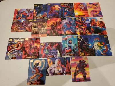 Marvel Masterpieces 1994 Trading Cards (22 Cards) HOLOFOIL CAP, View more