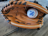New York Yankee Baseball Glove and Ball