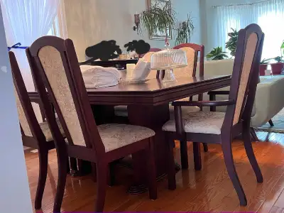 Dining Table & chairs - solid wood, View more