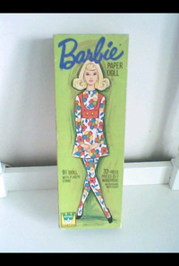 Vintage Barbie paper doll