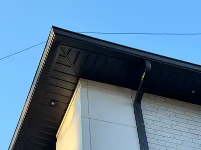 Professional soffit, eavestrough, siding, and roofing, View more