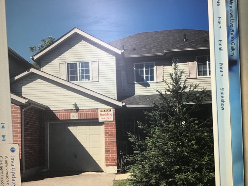 Waterloo townhome for rent Long Term Rentals Kitchener / Waterloo