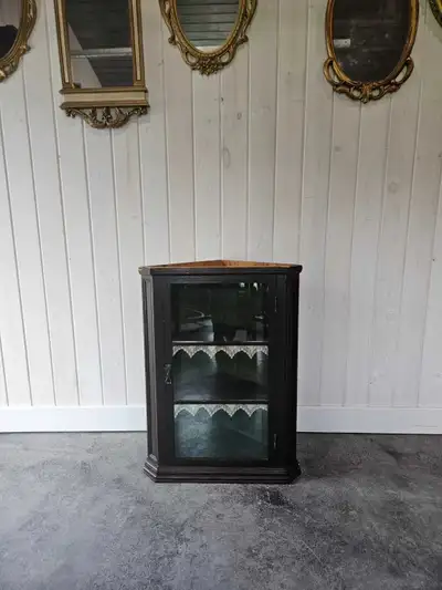 Mennonite Corner Wall Cabinet - Delivery Available, View more