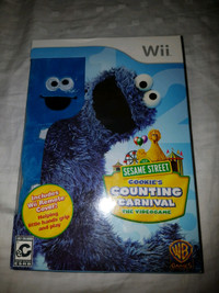 SEALED WII SESAME ST. COOKIE'S COUNTING CARNIVAL.