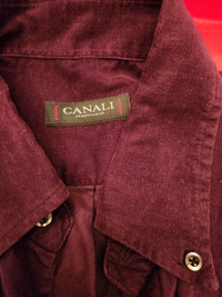 Purple Canali Mens Sportwear