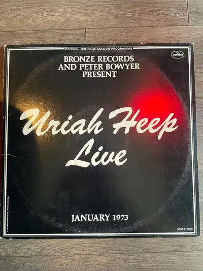 Uriah Heep Live Vinyl Record, View more