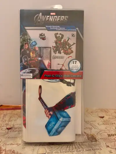 NWT Marvel Avengers 17 Pc Wall Decals Peel & Stick, View more