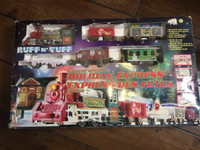 Holiday Express Train Electronic Sound Battery Operated Ruff N T