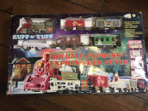 Holiday Express Train Electronic Sound Battery Operated Ruff N T in Toys & Games in Burnaby/New Westminster