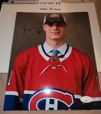 Juraj Slafkovsky signed 8x10 photos Canadiens Slovakia Hockey
