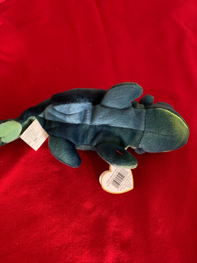 Rainbow the Chameleon Beanie Baby 4037 in Arts & Collectibles in City of Toronto - Image 3