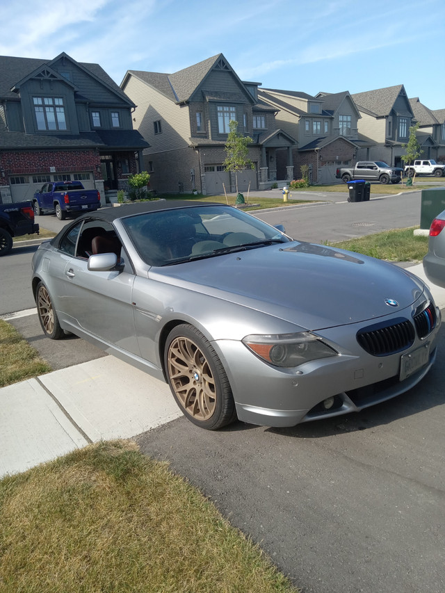 2004 BMW 645Ci convertible, Silber-grigio, gold forged alloys in Classic Cars in City of Toronto - Image 2