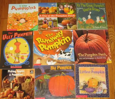 pumpkin theme books for preK-jr, View more