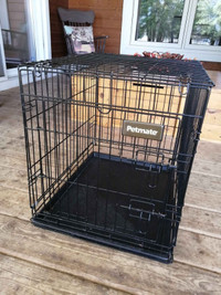 Folding pet crate, 24x18 inches, 21 inches high