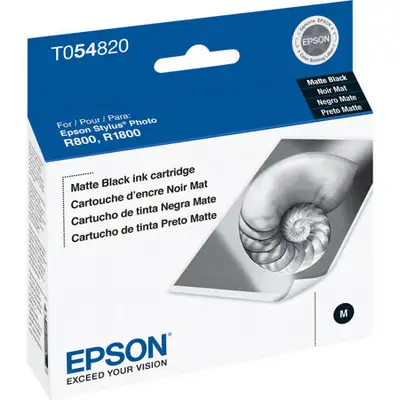 EPSON T054820 Ink / Inkjet Cartridge Matte Black, View more