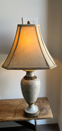 Vintage Bombay Company Marble Italian Column Table Lamp