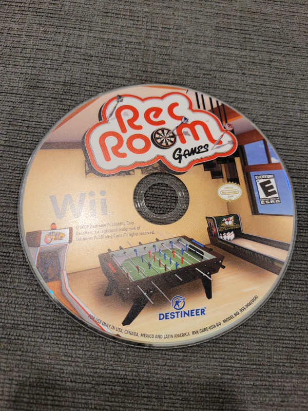 Wii - Rec Room games in Nintendo Wii in Winnipeg