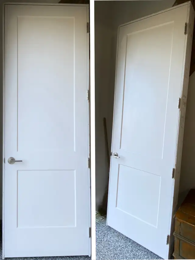 BRAND NEW 8 ft. SOLID CORE Shaker style wood door(No Hardware)