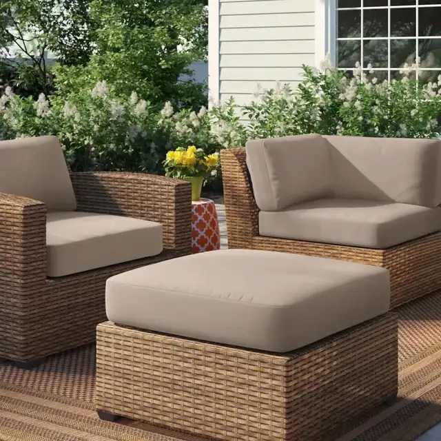 Outdoor 6'' Replacement Cushion Set Cushion Cover Brown in Patio & Garden Furniture in Hamilton - Image 2