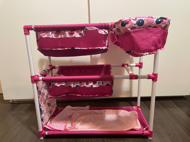 Doll Crib, high chair/table and changing station in Toys & Games in Markham / York Region - Image 3