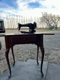 Singer sewing machine. 