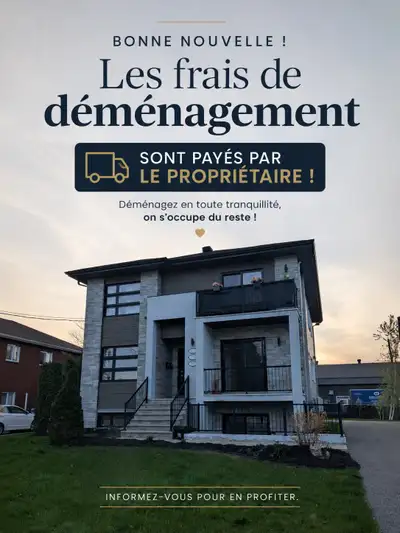 1568 rue Piette, Joliette ***Rez-de-chaussée*** Disponible de 1er Juillet 2026 4 et demi à louer 1 4...