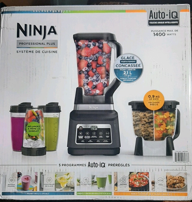 NEW Ninja Professional Plus Kitchen System 1400 watts AutoIQ