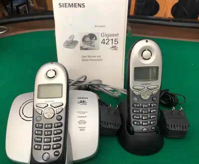SIEMENS GIGASET 4215 TELEPHONES, View more