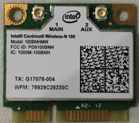 Intel® Centrino Wireless-N 100 Half MINI PCI-E Card