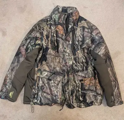 Men's camo hunting parka, View more