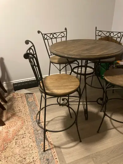 Table and Chairs (Hightop) , View more