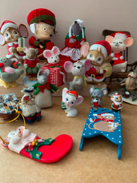rare Christmas MOUSE collection : Rate and Unique : As shown