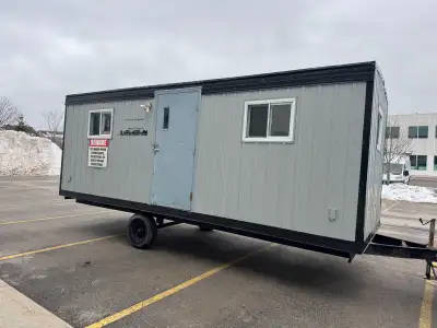 Great office/construction trailer, come with heavy duty portable stairs! New vinyl flooring going in...