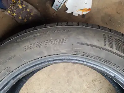 Set of 18in tires 2 in really good shape 2 worn on edge 275ono