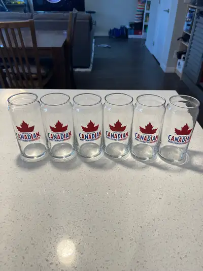 Molson Canadian glasses 6 pack Anything for Hockey, View more