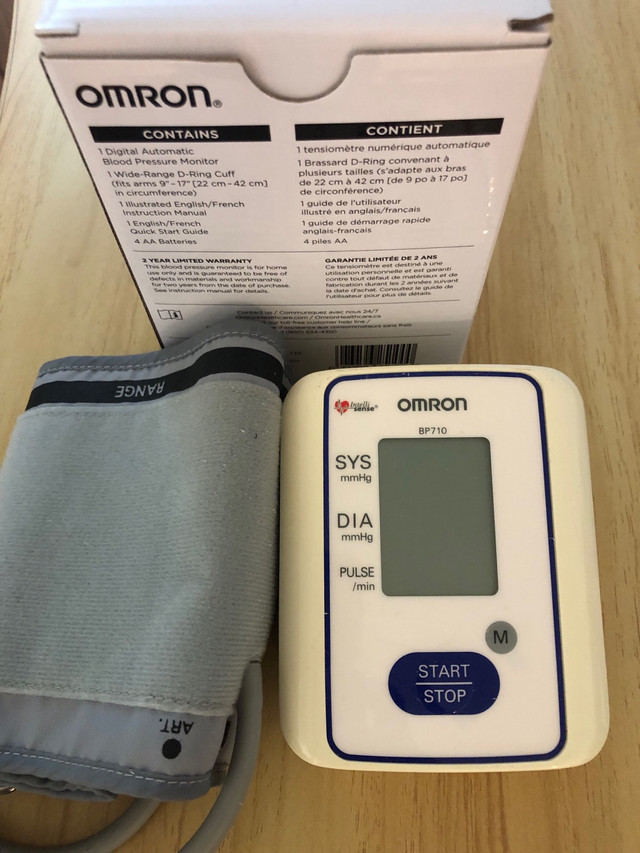 Omron blood pressure monitor  in Health & Special Needs in Mississauga / Peel Region