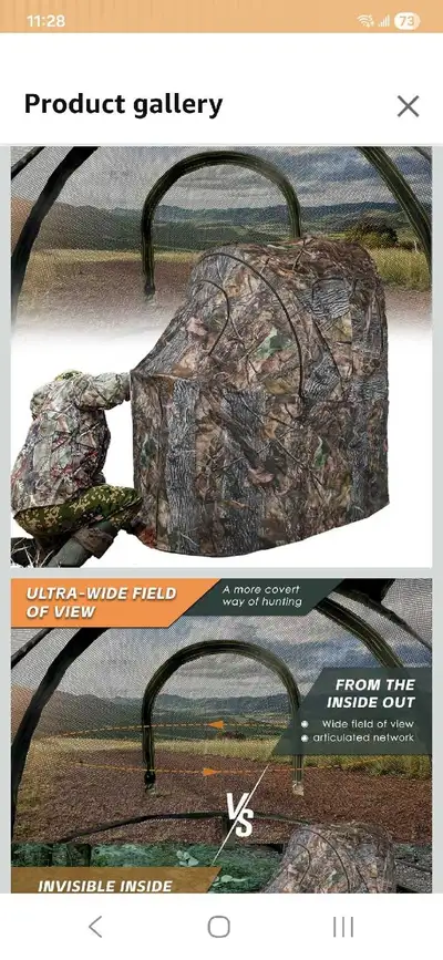 Hunting blind tent chair, View more