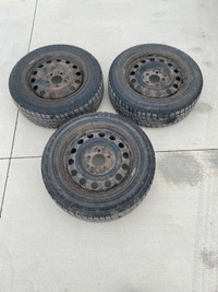 3 winter tires 185/65/R15