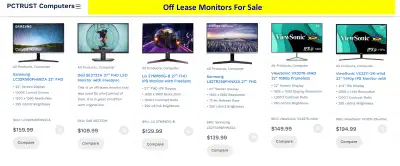 Off Lease and Used Computer Monitors For Sale, View more