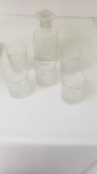 Crystal Decanter and Glasses Set, View more