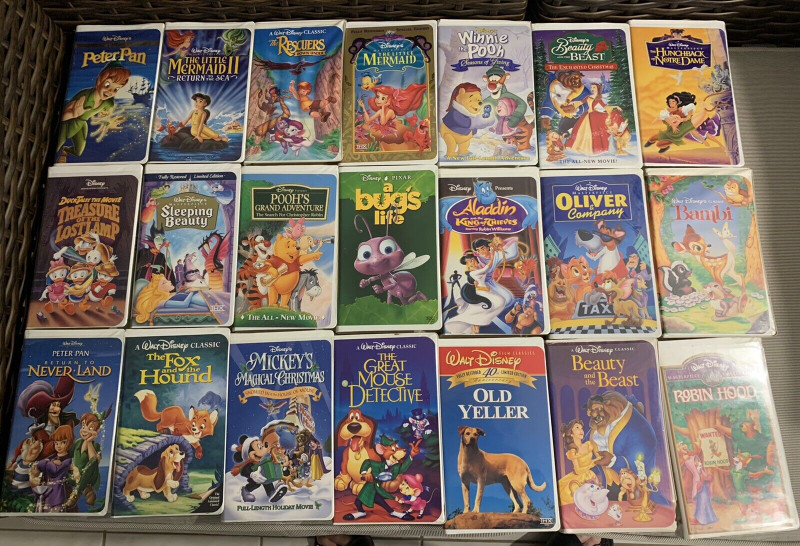Walt Disney Movie Classics 21 Titles VHS for sale  