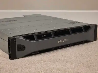 Dell EMC SCv320 57.6TB Raw w/ 24x 2.4TB 10K SAS3 12Gbps Drives, View more