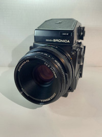 Bronica ETRSI Film Camera with 75mm Lens 