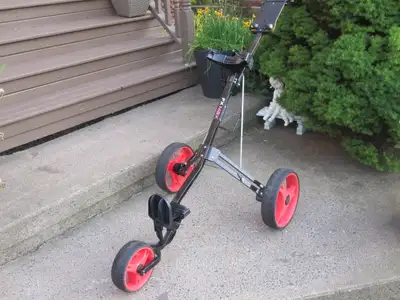 Ram FX Max Three Wheel Golf Cart converts to a Two Wheel Cart, View more